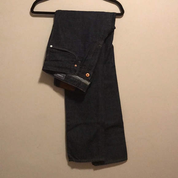 NWOT Dark Wash Bonobos denim. Slim straight 33/34